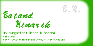 botond minarik business card